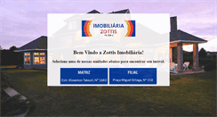 Desktop Screenshot of imobiliariazottis.com.br
